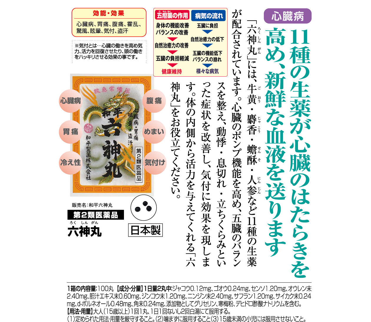 六神丸 1箱 【第２類医薬品】